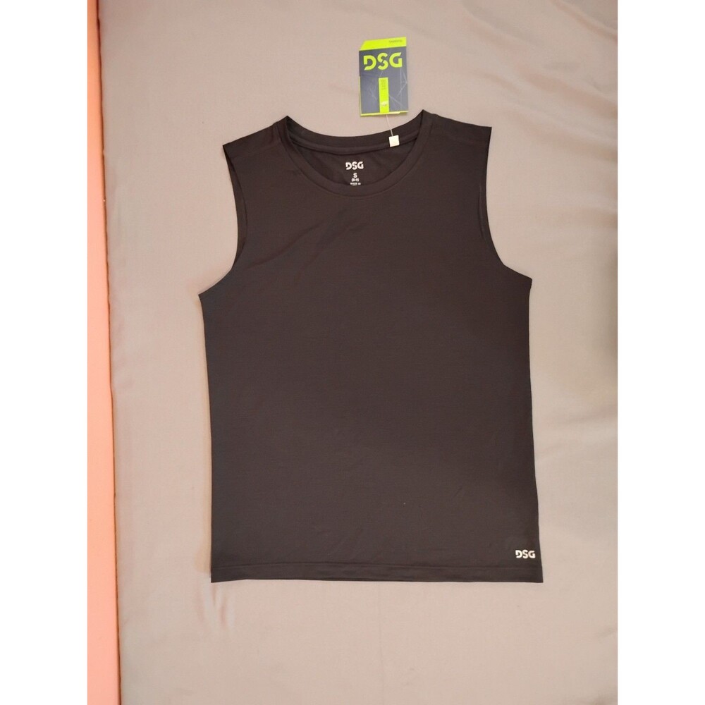 Boys DSG Movement Tank Top Black Small 8-9
